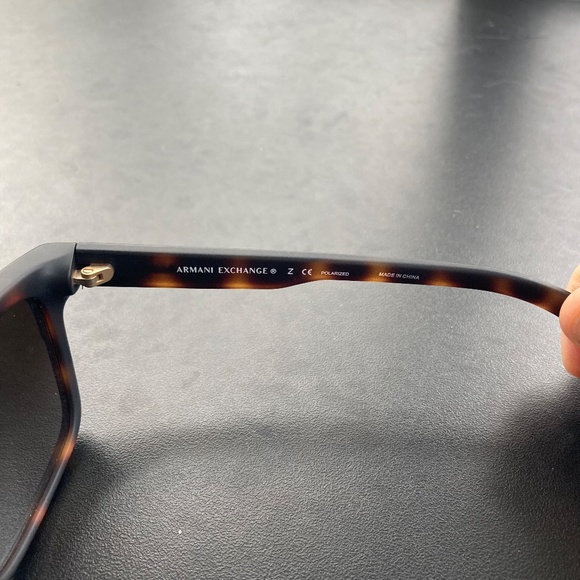 Armani Exchange AX4026S Sunglasses Tortoise Frame Polarized Lens Unisex - Picture 5 of 8